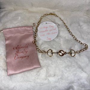 Idlewild Jewelry Company Vintage Bag Connector with 1980's chain